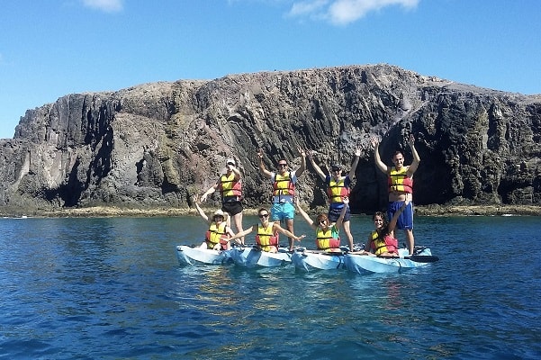 kayaks playa blanca